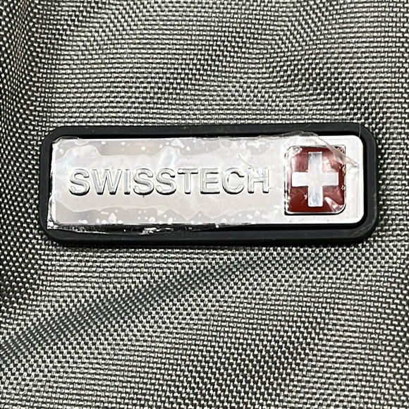 Swisstech GRAY TOBEL multi pockets Backpack bottom shoe pocket heavy duty strong - Picture 3 of 14